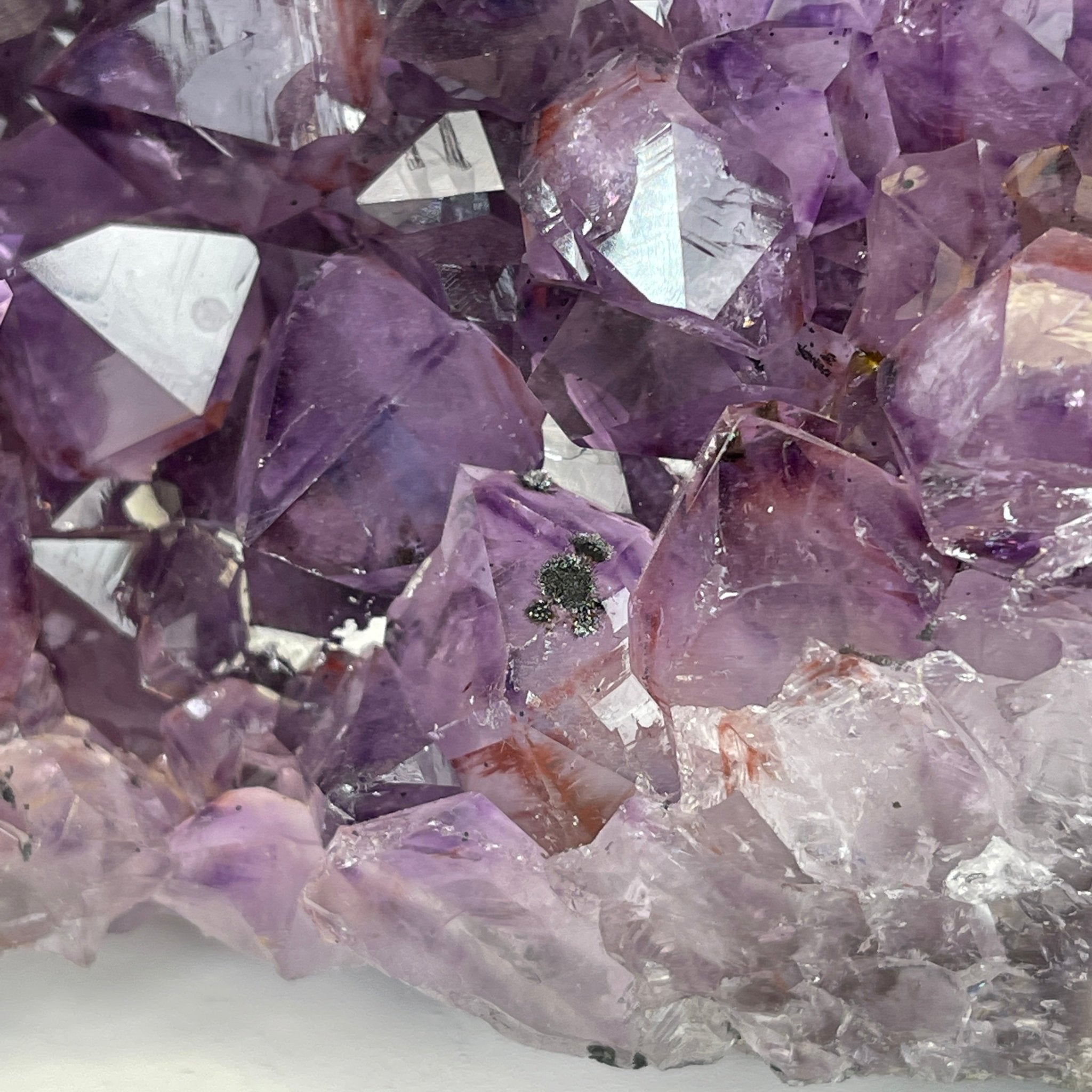 Extra Quality 2-Sided Brazilian Amethyst Cathedral, 28 lbs, 16.7" tall, #5605-0056 by Brazil Gems - Brazil GemsBrazil GemsExtra Quality 2-Sided Brazilian Amethyst Cathedral, 28 lbs, 16.7" tall, #5605-0056 by Brazil GemsOpen 2-Sided Cathedrals5605-0056