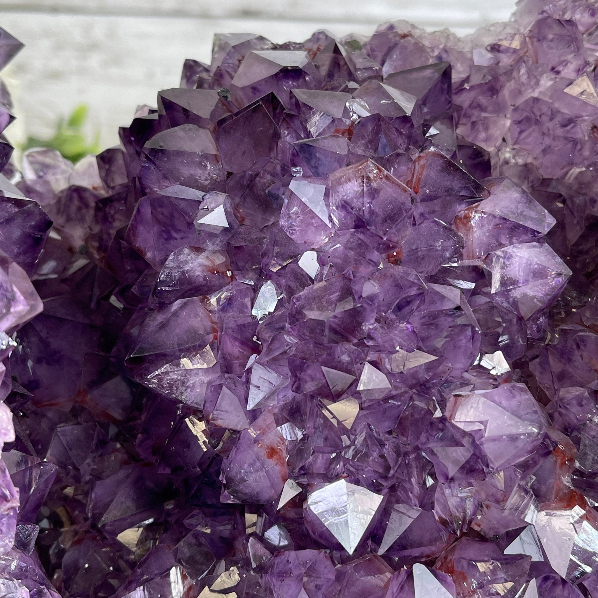 Extra Quality 2-Sided Brazilian Amethyst Cathedral, 28 lbs, 16.7" tall, #5605-0056 by Brazil Gems - Brazil GemsBrazil GemsExtra Quality 2-Sided Brazilian Amethyst Cathedral, 28 lbs, 16.7" tall, #5605-0056 by Brazil GemsOpen 2-Sided Cathedrals5605-0056