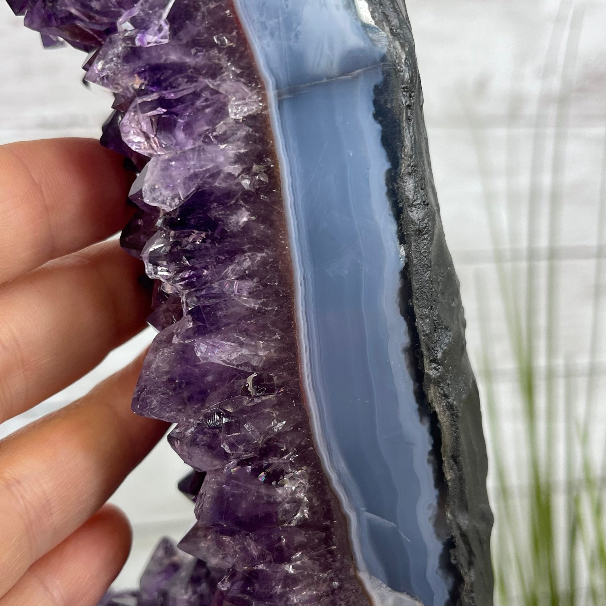 Extra Quality 2-Sided Brazilian Amethyst Cathedral, 32.2 lbs, 22.1" tall, #5605-0070 by Brazil Gems - Brazil GemsBrazil GemsExtra Quality 2-Sided Brazilian Amethyst Cathedral, 32.2 lbs, 22.1" tall, #5605-0070 by Brazil GemsOpen 2-Sided Cathedrals5605-0070