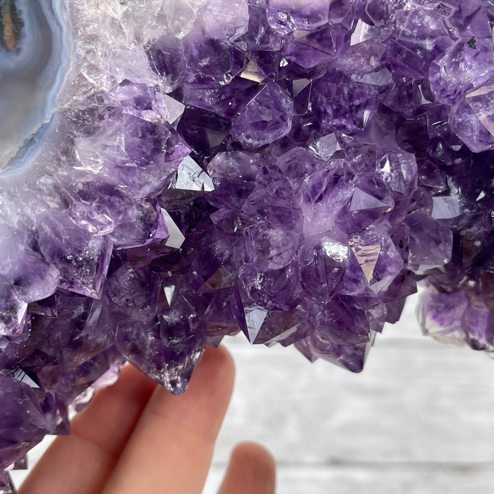 Extra Quality 2-Sided Brazilian Amethyst Cathedral, 32.2 lbs, 22.1" tall, #5605-0070 by Brazil Gems - Brazil GemsBrazil GemsExtra Quality 2-Sided Brazilian Amethyst Cathedral, 32.2 lbs, 22.1" tall, #5605-0070 by Brazil GemsOpen 2-Sided Cathedrals5605-0070