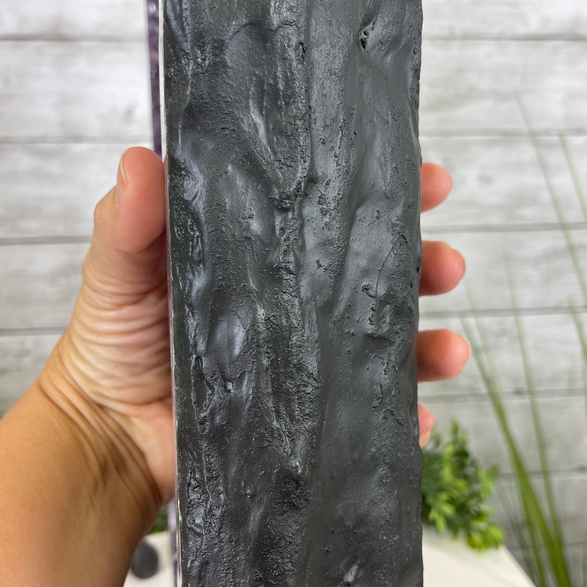 Extra Quality 2-Sided Brazilian Amethyst Cathedral, 33.1 lbs, 21.9" tall, #5605-0071 by Brazil Gems - Brazil GemsBrazil GemsExtra Quality 2-Sided Brazilian Amethyst Cathedral, 33.1 lbs, 21.9" tall, #5605-0071 by Brazil GemsOpen 2-Sided Cathedrals5605-0071