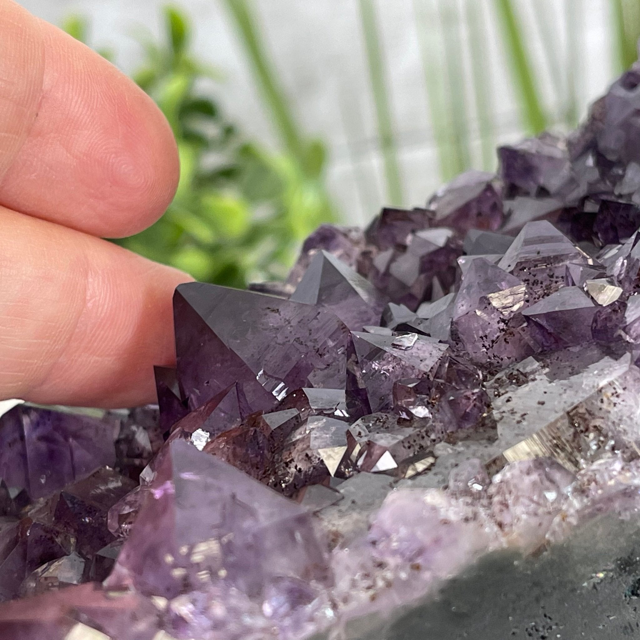 Extra Quality 2-Sided Brazilian Amethyst Cathedral, 33.3 lbs, 21.4" tall, #5605-0072 by Brazil Gems - Brazil GemsBrazil GemsExtra Quality 2-Sided Brazilian Amethyst Cathedral, 33.3 lbs, 21.4" tall, #5605-0072 by Brazil GemsOpen 2-Sided Cathedrals5605-0072