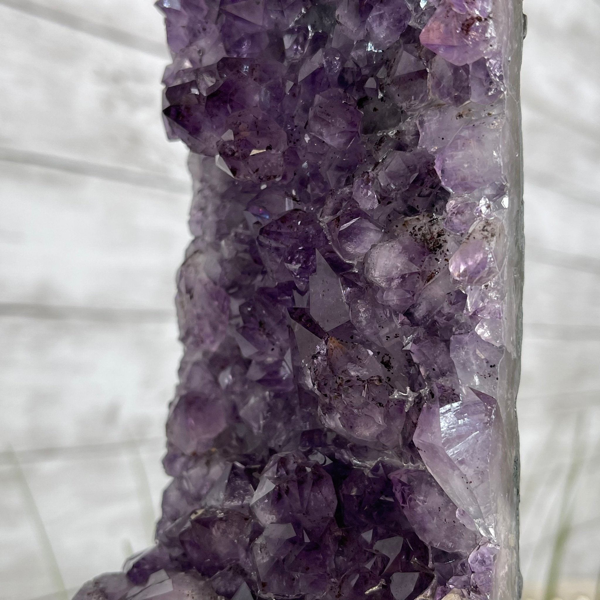Extra Quality 2-Sided Brazilian Amethyst Cathedral, 33.3 lbs, 21.4" tall, #5605-0072 by Brazil Gems - Brazil GemsBrazil GemsExtra Quality 2-Sided Brazilian Amethyst Cathedral, 33.3 lbs, 21.4" tall, #5605-0072 by Brazil GemsOpen 2-Sided Cathedrals5605-0072