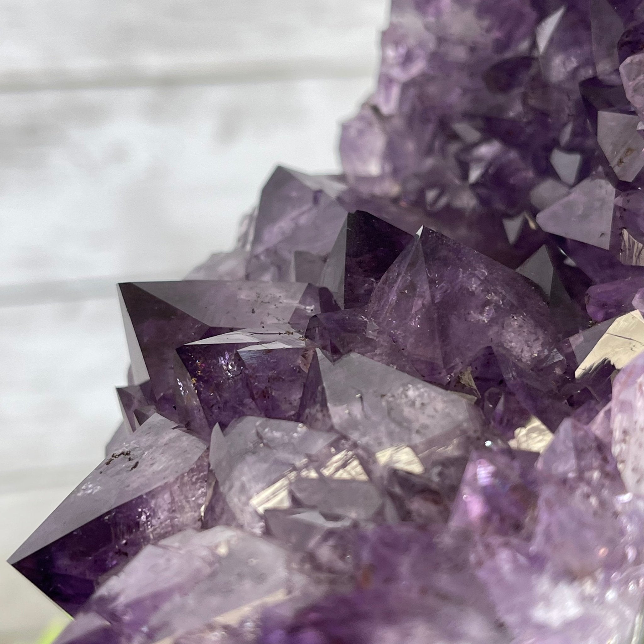 Extra Quality 2-Sided Brazilian Amethyst Cathedral, 33.3 lbs, 21.4" tall, #5605-0072 by Brazil Gems - Brazil GemsBrazil GemsExtra Quality 2-Sided Brazilian Amethyst Cathedral, 33.3 lbs, 21.4" tall, #5605-0072 by Brazil GemsOpen 2-Sided Cathedrals5605-0072