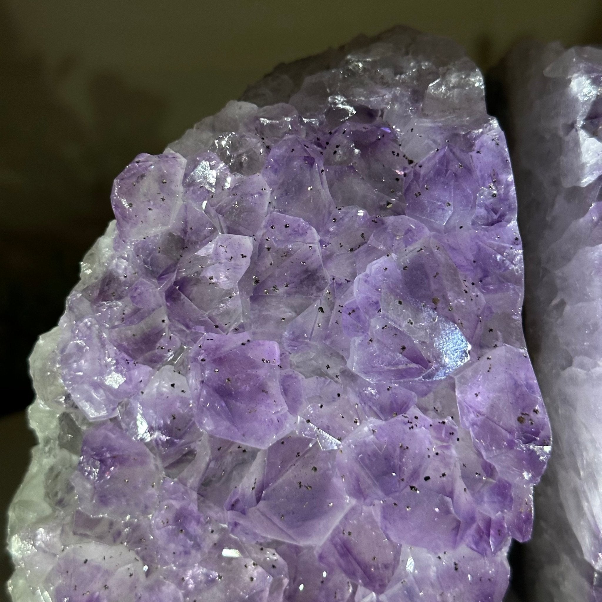 Extra Quality Amethyst Bookends, 6.6 lbs & 4.9" Tall 5151AM - 075 - Brazil GemsBrazil GemsExtra Quality Amethyst Bookends, 6.6 lbs & 4.9" Tall 5151AM - 075Bookends5151AM - 075