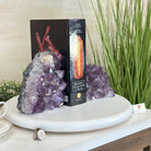 Extra Quality Amethyst Bookends, 9.8 lbs & 6" Tall 5151AM - 078 - Brazil GemsBrazil GemsExtra Quality Amethyst Bookends, 9.8 lbs & 6" Tall 5151AM - 078Bookends5151AM - 078