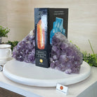 Extra Quality Amethyst Bookends, 9.8 lbs & 6" Tall 5151AM - 078 - Brazil GemsBrazil GemsExtra Quality Amethyst Bookends, 9.8 lbs & 6" Tall 5151AM - 078Bookends5151AM - 078