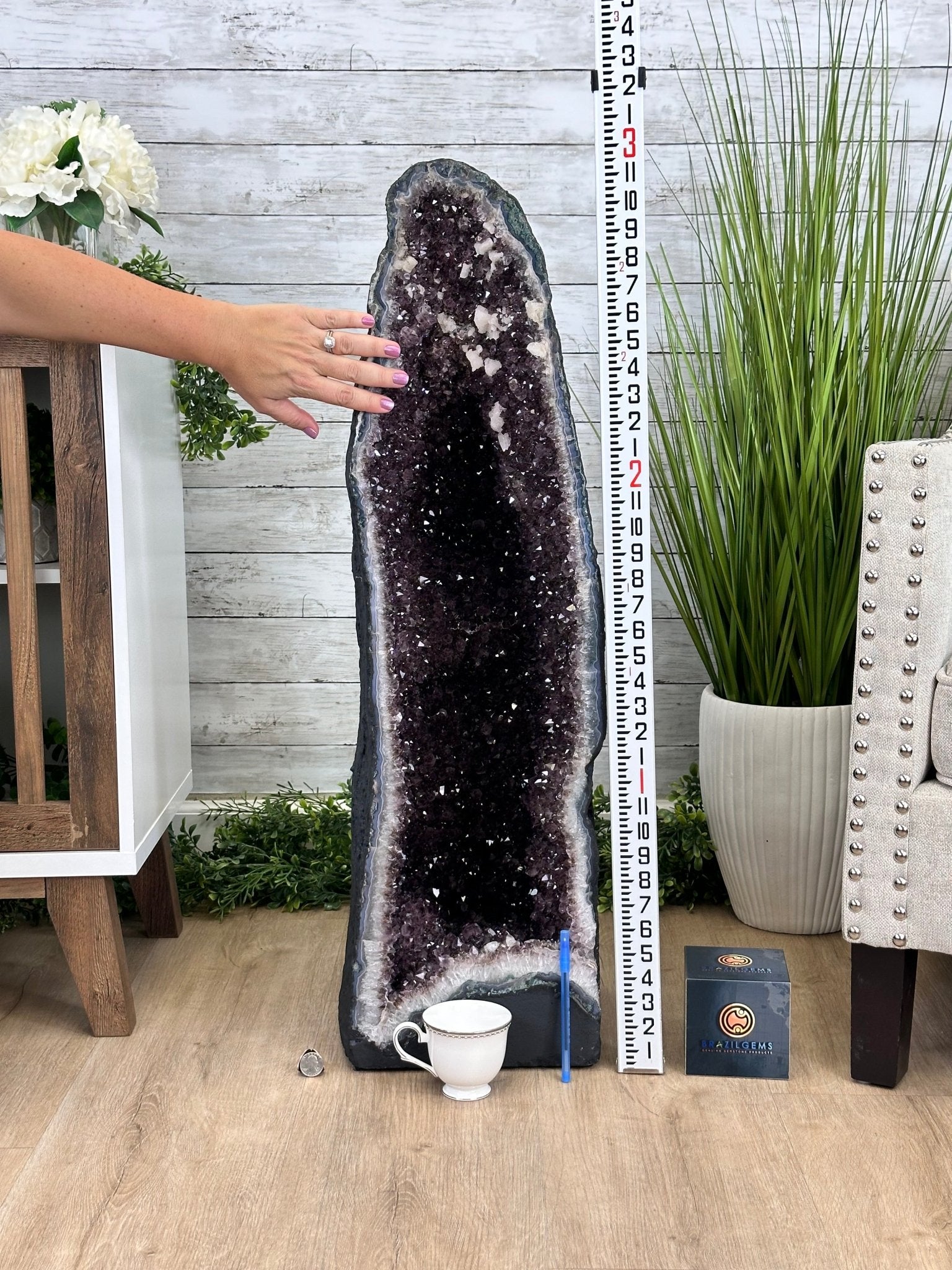 Extra Quality Amethyst Cathedral, 151 lbs & 35" Tall #5601-1272 - Brazil GemsBrazil GemsExtra Quality Amethyst Cathedral, 151 lbs & 35" Tall #5601-1272Cathedrals5601-1272