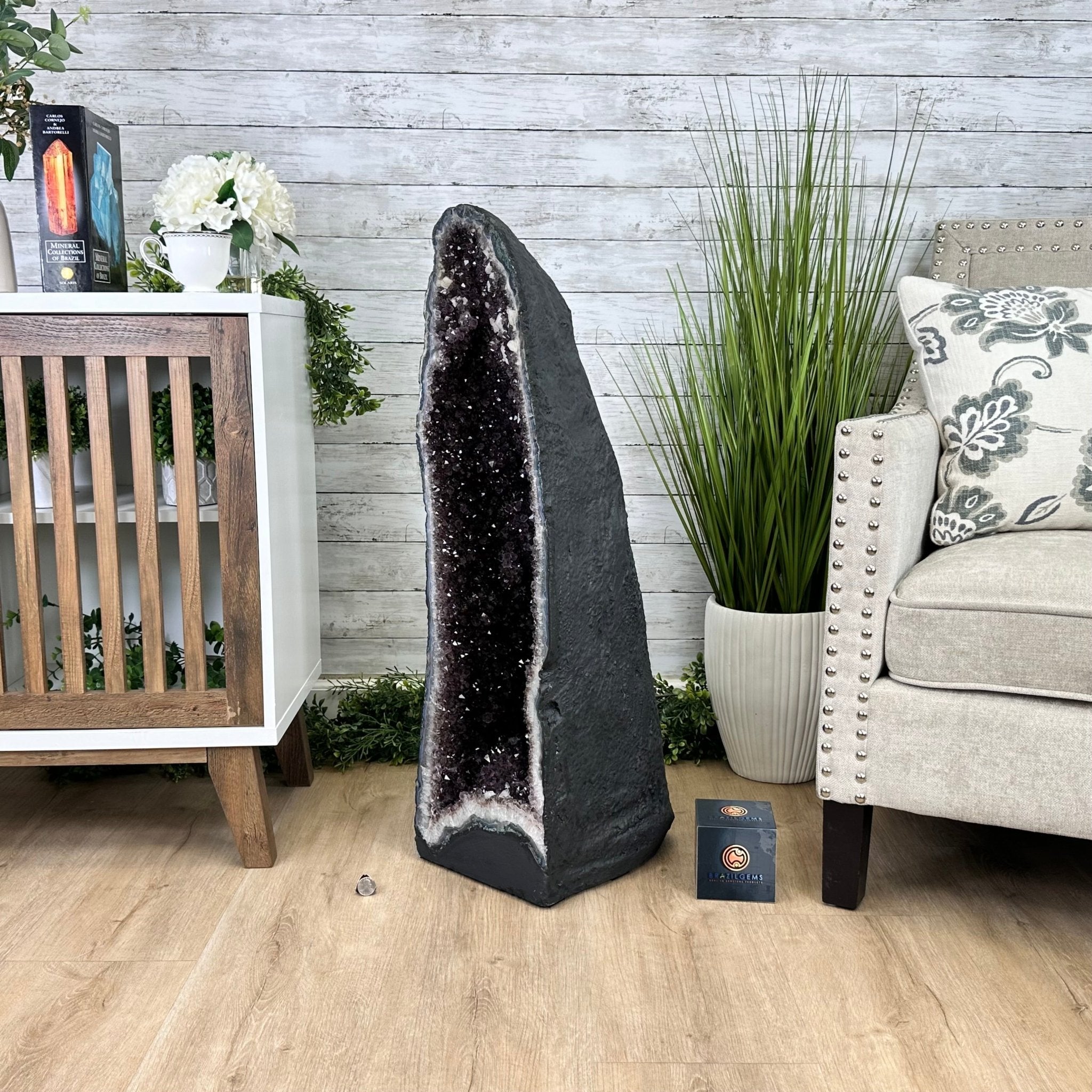 Extra Quality Amethyst Cathedral, 151 lbs & 35" Tall #5601-1272 - Brazil GemsBrazil GemsExtra Quality Amethyst Cathedral, 151 lbs & 35" Tall #5601-1272Cathedrals5601-1272