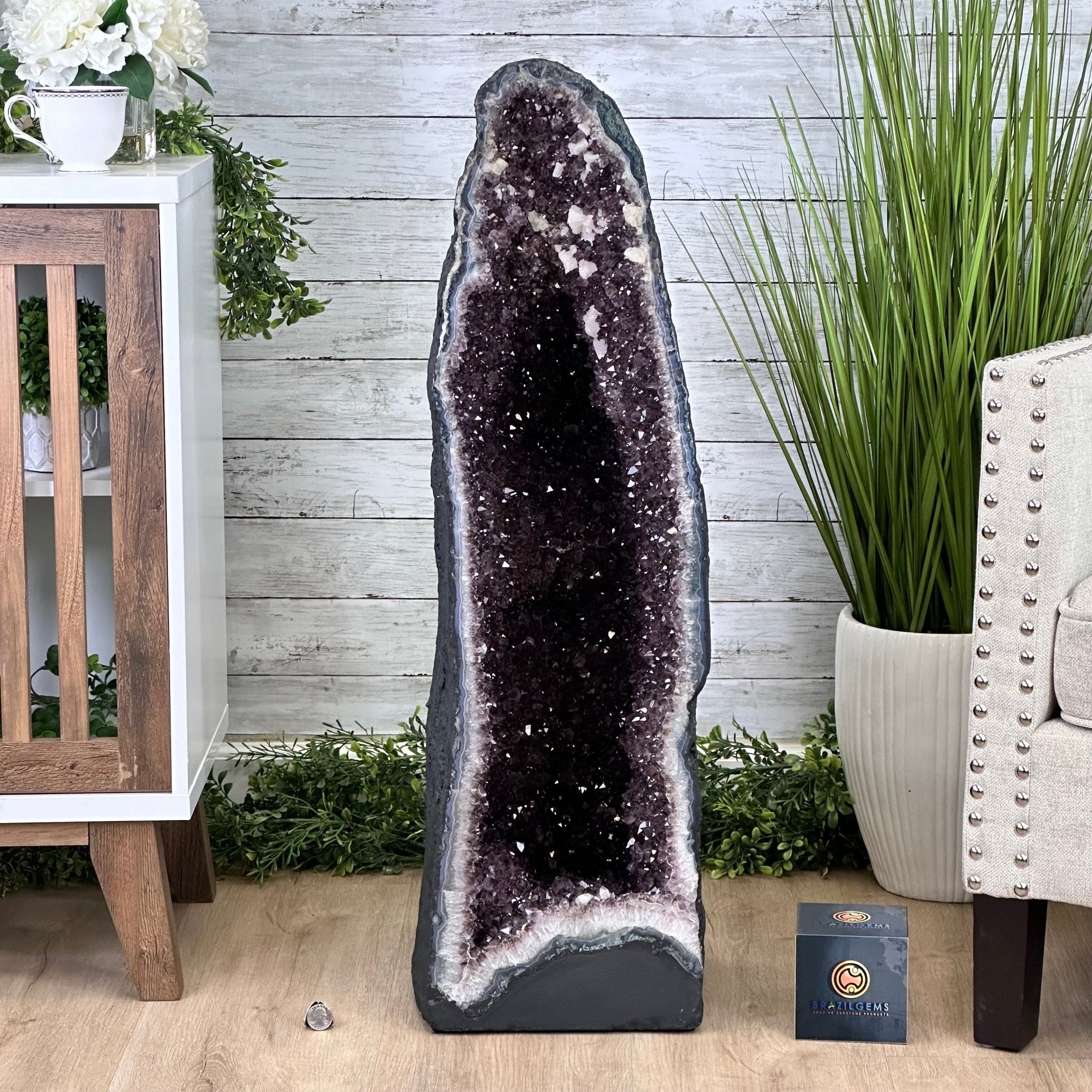 Extra Quality Amethyst Cathedral, 151 lbs & 35" Tall #5601-1272 - Brazil GemsBrazil GemsExtra Quality Amethyst Cathedral, 151 lbs & 35" Tall #5601-1272Cathedrals5601-1272