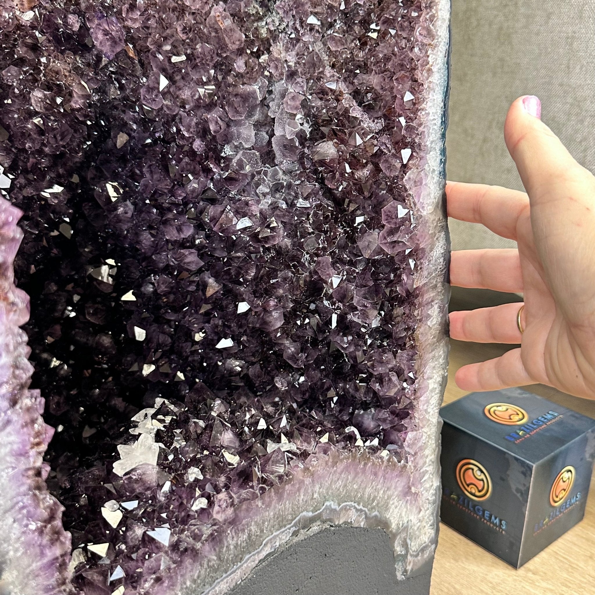 Extra Quality Amethyst Cathedral, 177 lbs & 37" Tall #5601-1274 - Brazil GemsBrazil GemsExtra Quality Amethyst Cathedral, 177 lbs & 37" Tall #5601-1274Cathedrals5601-1274