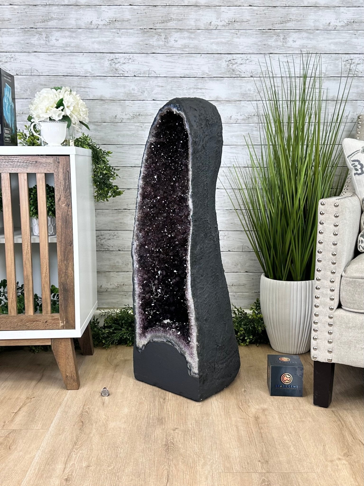 Extra Quality Amethyst Cathedral, 177 lbs & 37" Tall #5601-1274 - Brazil GemsBrazil GemsExtra Quality Amethyst Cathedral, 177 lbs & 37" Tall #5601-1274Cathedrals5601-1274