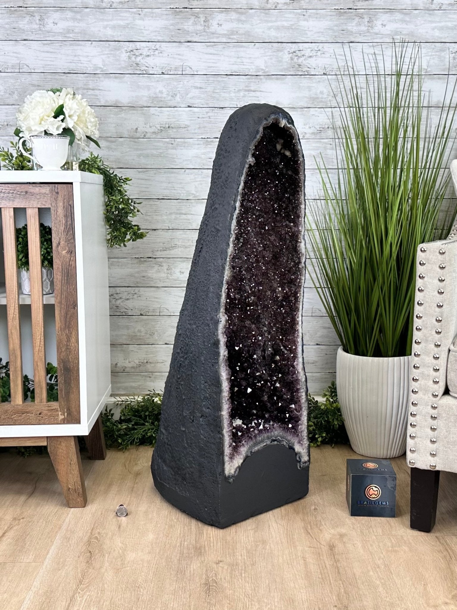 Extra Quality Amethyst Cathedral, 177 lbs & 37" Tall #5601-1274 - Brazil GemsBrazil GemsExtra Quality Amethyst Cathedral, 177 lbs & 37" Tall #5601-1274Cathedrals5601-1274