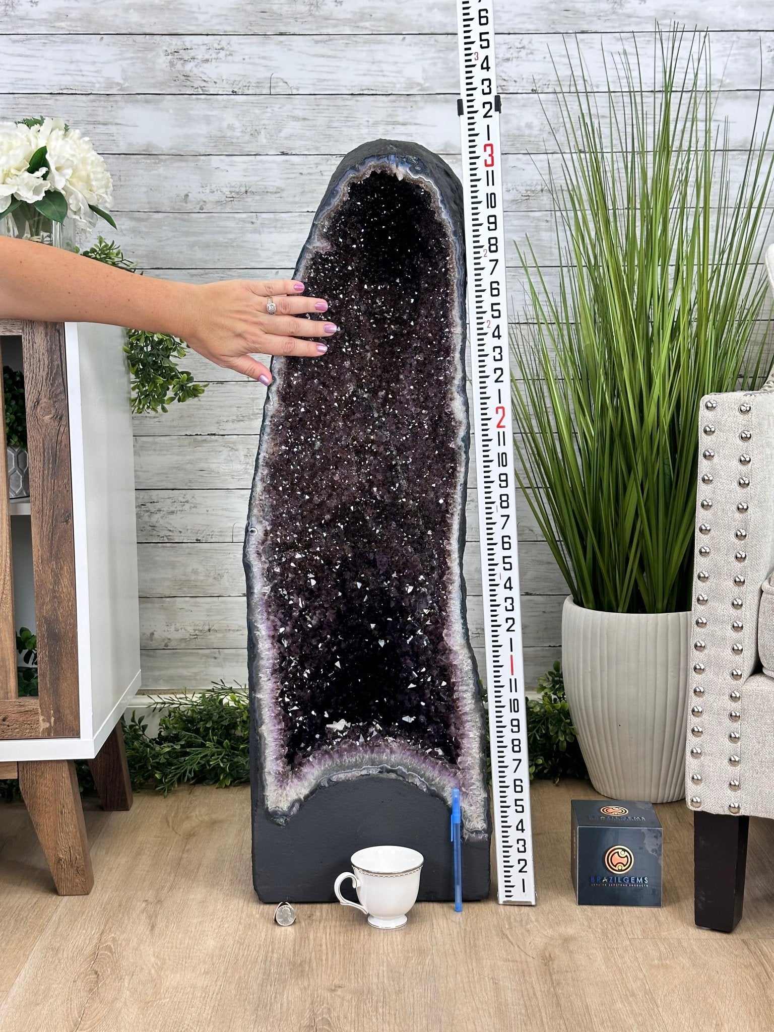 Extra Quality Amethyst Cathedral, 177 lbs & 37" Tall #5601-1274 - Brazil GemsBrazil GemsExtra Quality Amethyst Cathedral, 177 lbs & 37" Tall #5601-1274Cathedrals5601-1274