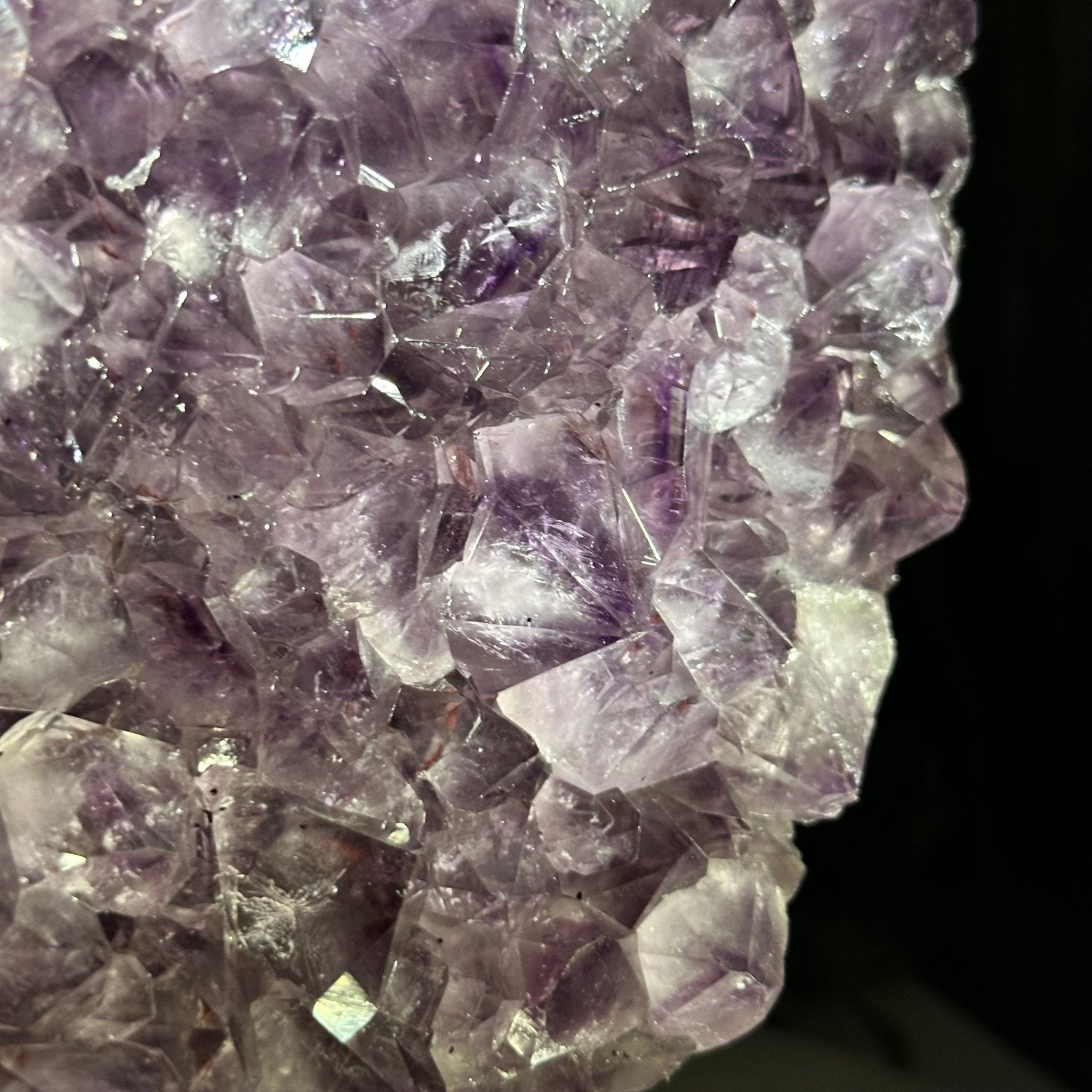 Extra Quality Amethyst Cluster, Cement Base, 10.4" Tall #5614-0112 - Brazil GemsBrazil GemsExtra Quality Amethyst Cluster, Cement Base, 10.4" Tall #5614-0112Clusters on Cement Bases5614-0112
