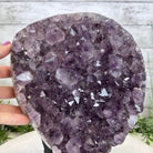 Extra Quality Amethyst Cluster, Cement Base, 10.4" Tall #5614-0112 - Brazil GemsBrazil GemsExtra Quality Amethyst Cluster, Cement Base, 10.4" Tall #5614-0112Clusters on Cement Bases5614-0112