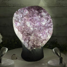 Extra Quality Amethyst Cluster, Cement Base, 10.4" Tall #5614-0112 - Brazil GemsBrazil GemsExtra Quality Amethyst Cluster, Cement Base, 10.4" Tall #5614-0112Clusters on Cement Bases5614-0112