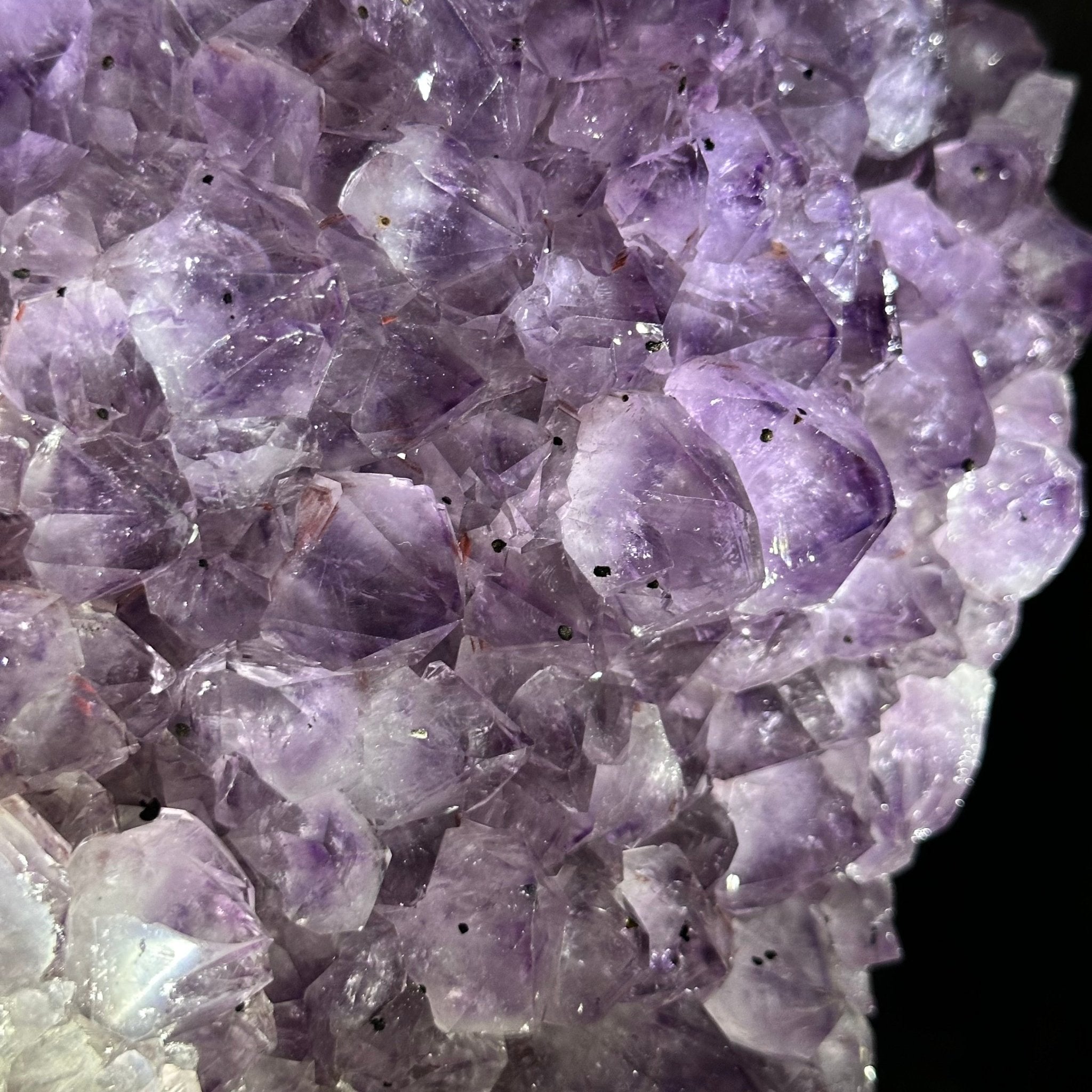 Extra Quality Amethyst Cluster, Cement Base, 11" Tall #5614-0115 - Brazil GemsBrazil GemsExtra Quality Amethyst Cluster, Cement Base, 11" Tall #5614-0115Clusters on Cement Bases5614-0115