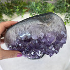 Extra Quality Amethyst Cluster, Cement Base, 11" Tall #5614-0115 - Brazil GemsBrazil GemsExtra Quality Amethyst Cluster, Cement Base, 11" Tall #5614-0115Clusters on Cement Bases5614-0115