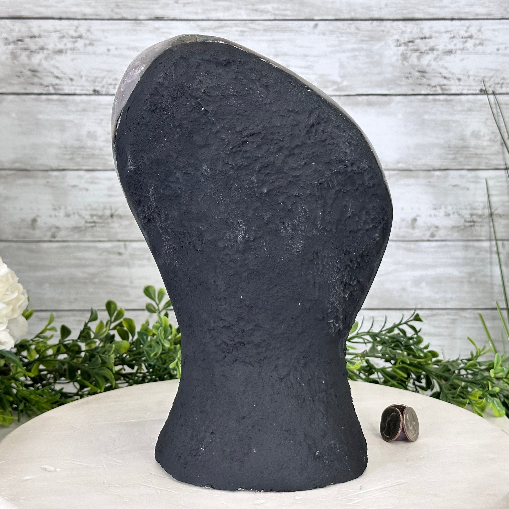 Extra Quality Amethyst Cluster, Cement Base, 11" Tall #5614-0115 - Brazil GemsBrazil GemsExtra Quality Amethyst Cluster, Cement Base, 11" Tall #5614-0115Clusters on Cement Bases5614-0115