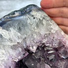 Extra Quality Amethyst Cluster on a Metal Base, 14.7 lbs & 9" Tall, Model #5491-0089 by Brazil Gems - Brazil GemsBrazil GemsExtra Quality Amethyst Cluster on a Metal Base, 14.7 lbs & 9" Tall, Model #5491-0089 by Brazil GemsClusters on Fixed Bases5491-0089