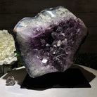 Extra Quality Amethyst Cluster on a Metal Base, 14.7 lbs & 9" Tall, Model #5491-0089 by Brazil Gems - Brazil GemsBrazil GemsExtra Quality Amethyst Cluster on a Metal Base, 14.7 lbs & 9" Tall, Model #5491-0089 by Brazil GemsClusters on Fixed Bases5491-0089