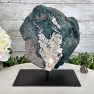Extra Quality Amethyst Cluster on a Metal Base, 14.7 lbs & 9" Tall, Model #5491-0089 by Brazil Gems - Brazil GemsBrazil GemsExtra Quality Amethyst Cluster on a Metal Base, 14.7 lbs & 9" Tall, Model #5491-0089 by Brazil GemsClusters on Fixed Bases5491-0089