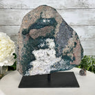 Extra Quality Amethyst Cluster on a Metal Base, 16 lbs & 10.25" Tall, Model #5491-0092 by Brazil Gems - Brazil GemsBrazil GemsExtra Quality Amethyst Cluster on a Metal Base, 16 lbs & 10.25" Tall, Model #5491-0092 by Brazil GemsClusters on Fixed Bases5491-0092