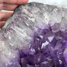 Extra Quality Amethyst Cluster on a Metal Base, 19.1 lbs & 11" Tall, Model #5491-0095 by Brazil Gems - Brazil GemsBrazil GemsExtra Quality Amethyst Cluster on a Metal Base, 19.1 lbs & 11" Tall, Model #5491-0095 by Brazil GemsClusters on Fixed Bases5491-0095