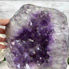 Extra Quality Amethyst Cluster on a Metal Base, 19.1 lbs & 11" Tall, Model #5491-0095 by Brazil Gems - Brazil GemsBrazil GemsExtra Quality Amethyst Cluster on a Metal Base, 19.1 lbs & 11" Tall, Model #5491-0095 by Brazil GemsClusters on Fixed Bases5491-0095