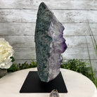 Extra Quality Amethyst Cluster on a Metal Base, 19.1 lbs & 11" Tall, Model #5491-0095 by Brazil Gems - Brazil GemsBrazil GemsExtra Quality Amethyst Cluster on a Metal Base, 19.1 lbs & 11" Tall, Model #5491-0095 by Brazil GemsClusters on Fixed Bases5491-0095