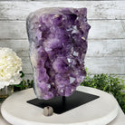 Extra Quality Amethyst Cluster on a Metal Base, 26.5 lbs & 12.2" Tall, Model #5491-0097 by Brazil Gems - Brazil GemsBrazil GemsExtra Quality Amethyst Cluster on a Metal Base, 26.5 lbs & 12.2" Tall, Model #5491-0097 by Brazil GemsClusters on Fixed Bases5491-0097