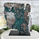 Extra Quality Amethyst Cluster on a Metal Base, 26.5 lbs & 12.2" Tall, Model #5491-0097 by Brazil Gems - Brazil GemsBrazil GemsExtra Quality Amethyst Cluster on a Metal Base, 26.5 lbs & 12.2" Tall, Model #5491-0097 by Brazil GemsClusters on Fixed Bases5491-0097