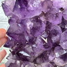 Extra Quality Amethyst Cluster on a Metal Base, 26.5 lbs & 12.2" Tall, Model #5491-0097 by Brazil Gems - Brazil GemsBrazil GemsExtra Quality Amethyst Cluster on a Metal Base, 26.5 lbs & 12.2" Tall, Model #5491-0097 by Brazil GemsClusters on Fixed Bases5491-0097