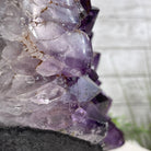 Extra Quality Amethyst Druse Cluster on Cement Base, 24 lbs and 10.5" Tall #5614-0026 - Brazil GemsBrazil GemsExtra Quality Amethyst Druse Cluster on Cement Base, 24 lbs and 10.5" Tall #5614-0026Clusters on Cement Bases5614-0026