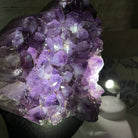 Extra Quality Amethyst Druse Cluster on Cement Base, 24 lbs and 10.5" Tall #5614-0026 - Brazil GemsBrazil GemsExtra Quality Amethyst Druse Cluster on Cement Base, 24 lbs and 10.5" Tall #5614-0026Clusters on Cement Bases5614-0026