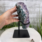 Extra Quality Amethyst Heart Geode, metal stand, 13 lbs & 11.25" Tall #5463-0196 by Brazil Gems - Brazil GemsBrazil GemsExtra Quality Amethyst Heart Geode, metal stand, 13 lbs & 11.25" Tall #5463-0196 by Brazil GemsHearts5463-0196