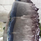 Extra Quality Amethyst Heart Geode, metal stand, 15.5" Tall & 27.2 lbs #5463-0041 by Brazil Gems - Brazil GemsBrazil GemsExtra Quality Amethyst Heart Geode, metal stand, 15.5" Tall & 27.2 lbs #5463-0041 by Brazil GemsHearts5463-0041