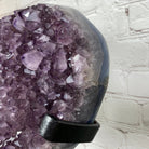 Extra Quality Amethyst Heart Geode, metal stand, 15.5" Tall & 27.2 lbs #5463-0041 by Brazil Gems - Brazil GemsBrazil GemsExtra Quality Amethyst Heart Geode, metal stand, 15.5" Tall & 27.2 lbs #5463-0041 by Brazil GemsHearts5463-0041