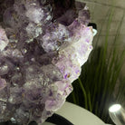 Extra Quality Amethyst Heart Geode, metal stand, 25.8 lbs & 12.8" Tall #5463-0186 by Brazil Gems - Brazil GemsBrazil GemsExtra Quality Amethyst Heart Geode, metal stand, 25.8 lbs & 12.8" Tall #5463-0186 by Brazil GemsHearts5463-0186