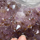 Extra Quality Amethyst Heart Geode, metal stand, 32.8 lbs & 13" Tall #5463-0187 by Brazil Gems - Brazil GemsBrazil GemsExtra Quality Amethyst Heart Geode, metal stand, 32.8 lbs & 13" Tall #5463-0187 by Brazil GemsHearts5463-0187
