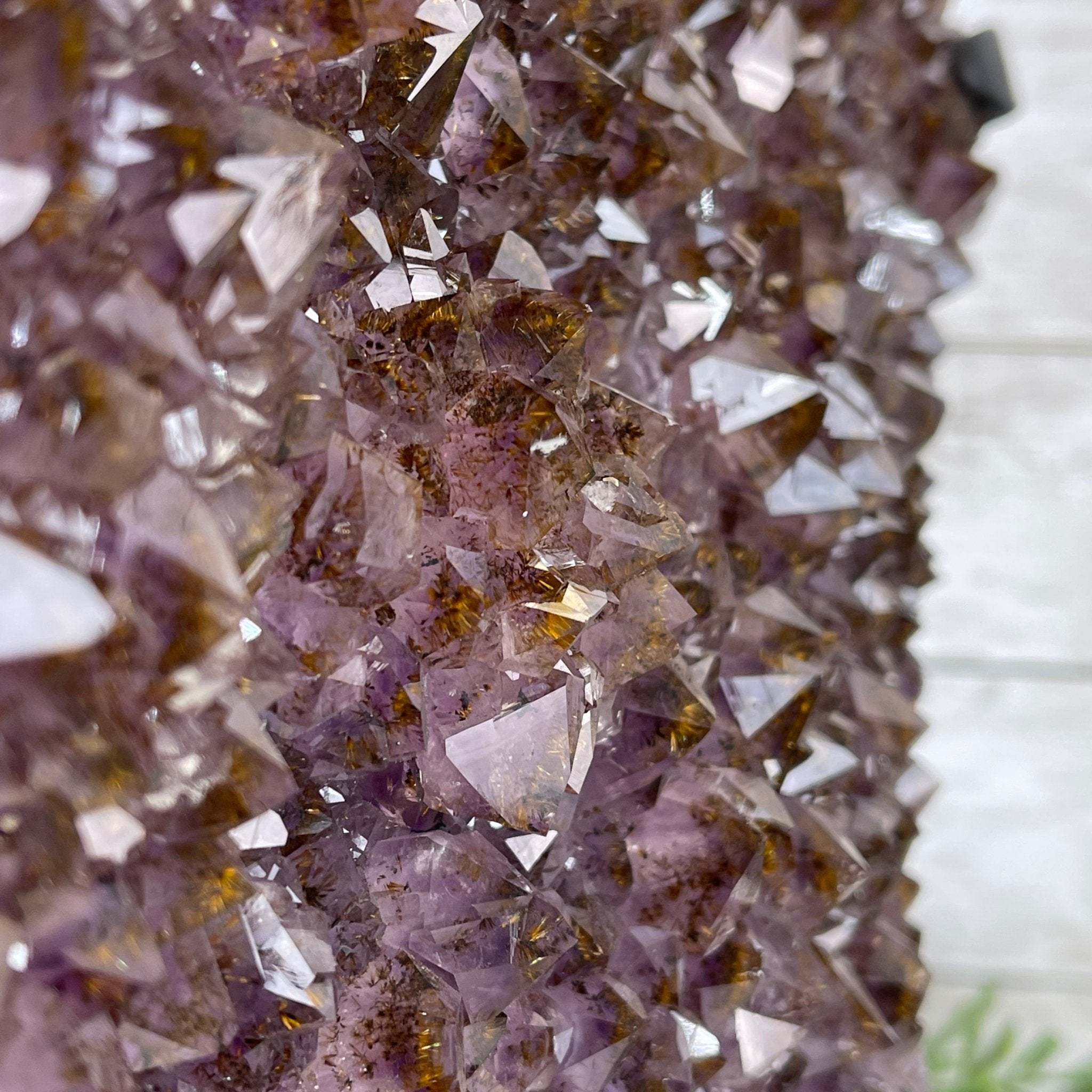 Extra Quality Amethyst Heart Geode, metal stand, 32.8 lbs & 13" Tall #5463-0187 by Brazil Gems - Brazil GemsBrazil GemsExtra Quality Amethyst Heart Geode, metal stand, 32.8 lbs & 13" Tall #5463-0187 by Brazil GemsHearts5463-0187