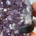Extra Quality Amethyst Heart Geode, metal stand, 40.5 lbs & 14.75" Tall #5463-0188 by Brazil Gems - Brazil GemsBrazil GemsExtra Quality Amethyst Heart Geode, metal stand, 40.5 lbs & 14.75" Tall #5463-0188 by Brazil GemsHearts5463-0188