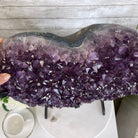 Extra Quality Amethyst Heart Geode, metal stand, 50 lbs & 19" Tall #5463-0190 by Brazil Gems - Brazil GemsBrazil GemsExtra Quality Amethyst Heart Geode, metal stand, 50 lbs & 19" Tall #5463-0190 by Brazil GemsHearts5463-0190