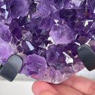 Extra Quality Amethyst Heart Geode, metal & wood stand, 10.5" Tall & 4.5 lbs #5463-0178 by Brazil Gems - Brazil GemsBrazil GemsExtra Quality Amethyst Heart Geode, metal & wood stand, 10.5" Tall & 4.5 lbs #5463-0178 by Brazil GemsHearts5463-0178