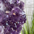 Extra Quality Amethyst Heart Geode, metal & wood stand, 11.75" Tall & 7.3 lbs #5463-0183 by Brazil Gems - Brazil GemsBrazil GemsExtra Quality Amethyst Heart Geode, metal & wood stand, 11.75" Tall & 7.3 lbs #5463-0183 by Brazil GemsHearts5463-0183
