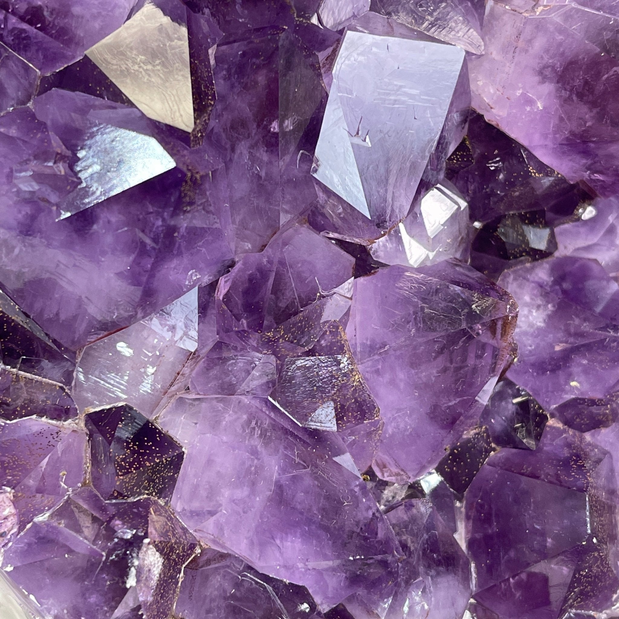 Extra Quality Amethyst Heart Geode, metal & wood stand, 12" Tall & 12.4 lbs #5463-0184 by Brazil Gems - Brazil GemsBrazil GemsExtra Quality Amethyst Heart Geode, metal & wood stand, 12" Tall & 12.4 lbs #5463-0184 by Brazil GemsHearts5463-0184