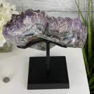 Extra Quality Amethyst Heart Geode, metal & wood stand, 13" Tall & 7 lbs #5463-0182 by Brazil Gems - Brazil GemsBrazil GemsExtra Quality Amethyst Heart Geode, metal & wood stand, 13" Tall & 7 lbs #5463-0182 by Brazil GemsHearts5463-0182