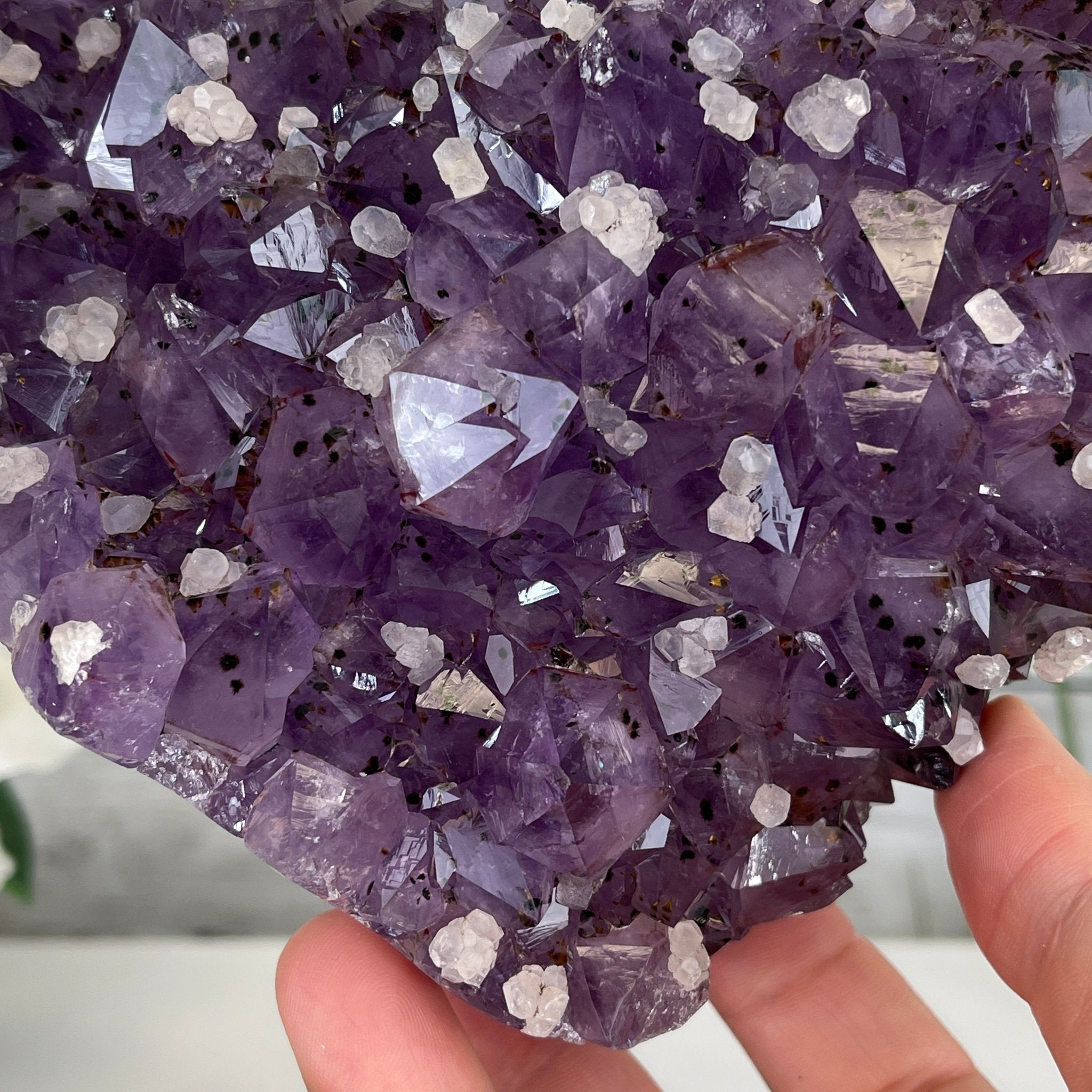 Extra Quality Amethyst Heart Geode, metal & wood stand, 13" Tall & 7 lbs #5463-0182 by Brazil Gems - Brazil GemsBrazil GemsExtra Quality Amethyst Heart Geode, metal & wood stand, 13" Tall & 7 lbs #5463-0182 by Brazil GemsHearts5463-0182
