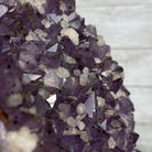 Extra Quality Amethyst Heart Geode, metal & wood stand, 13" Tall & 7 lbs #5463-0182 by Brazil Gems - Brazil GemsBrazil GemsExtra Quality Amethyst Heart Geode, metal & wood stand, 13" Tall & 7 lbs #5463-0182 by Brazil GemsHearts5463-0182
